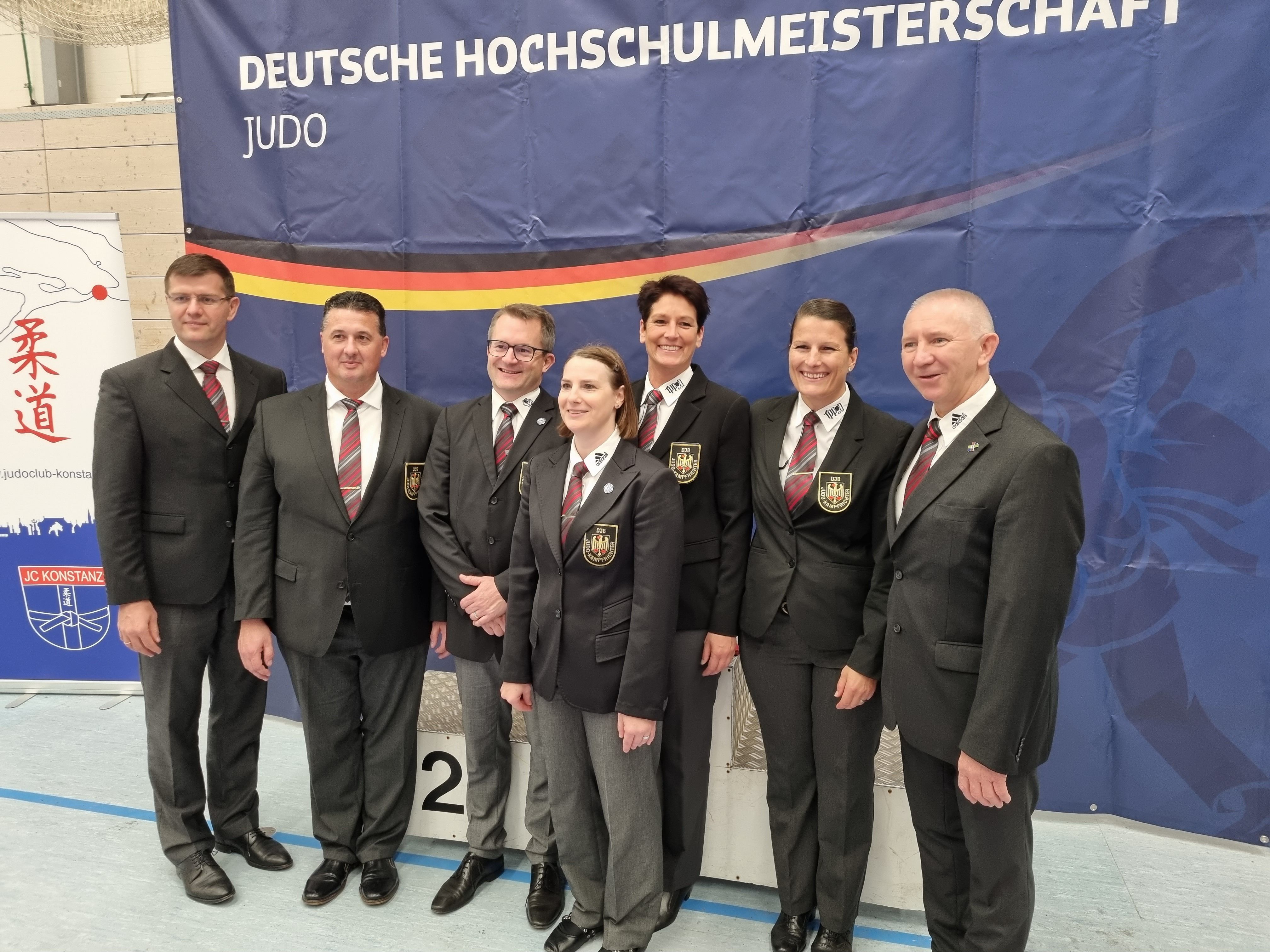 Die bayerischen Kampfrichter bei der Deutschen Hochschulmeisterschaft.