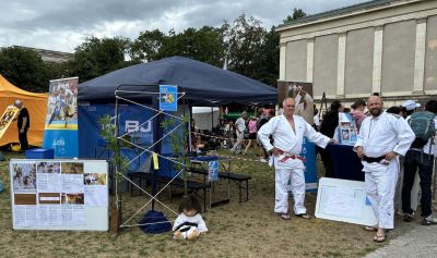 Sportfestival am Münchner Königsplatz: Judo begeistert mit Mitmachaktionen und Tanabata