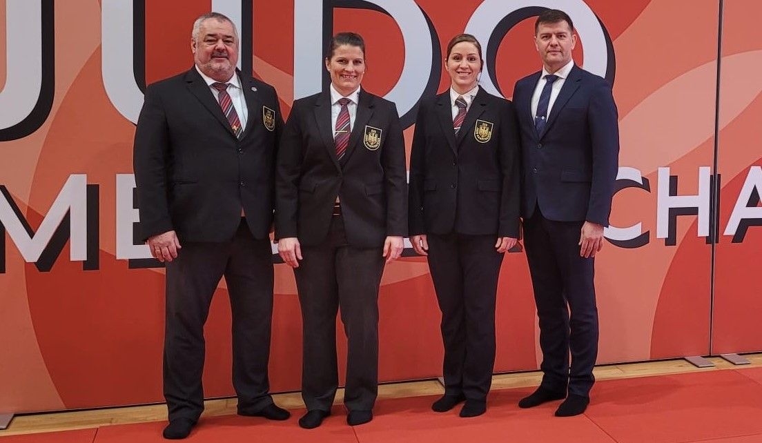 Die bayerischen Kamfprichter (v.l.) Bernd Röder, Astrid Garmeier, Cigdem Oberländer und Alexander Berger.