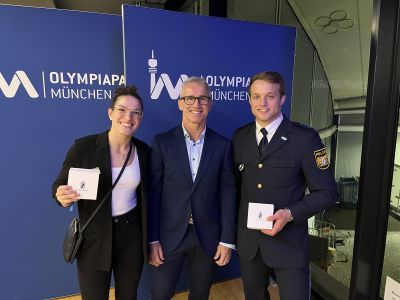 Empfang der Olympia- und Paralympics-Teilnehmer am OSP München