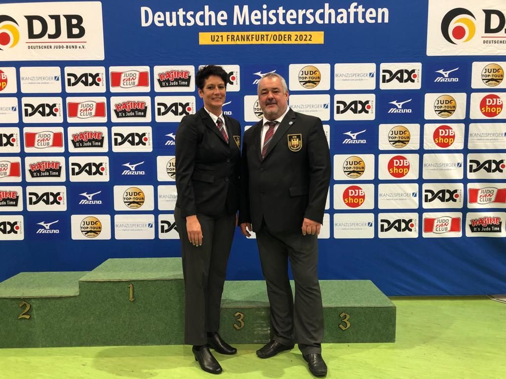 Manuela Kohlhofer und Bernd Röder auf der DEM U21