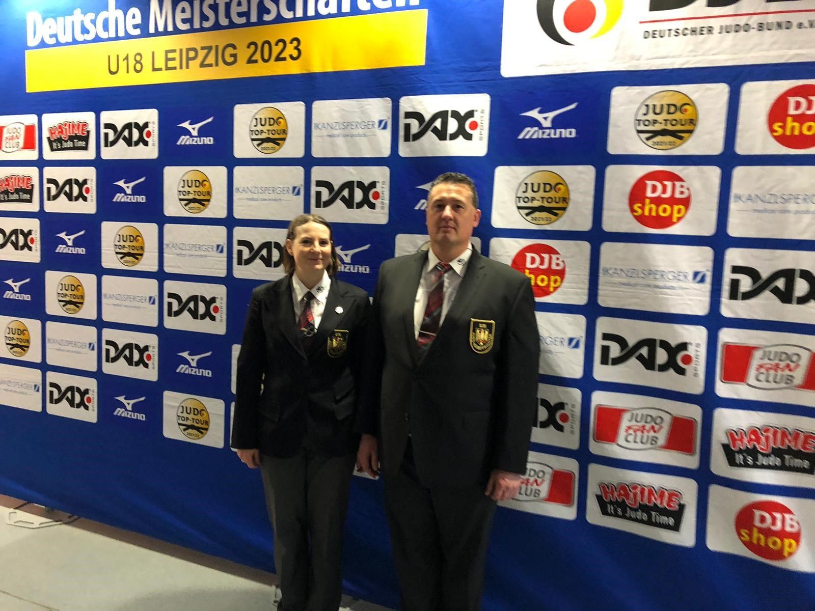 Die neuen DJB-A-Kampfrichter Ingrid Zeilinger und Jürgen Neumaier.